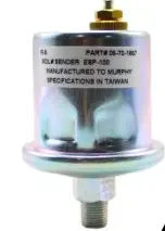 INDICADOR DE PRESIÓN DE ACEITE 100PSI ENTRADA 1/8"-27NPT MCA MURPHY