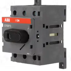 SELECCIONADOR 63A TIPO IEC 3 P OPERACION FRONTAL SECCION DE CABLE 1.5-35 MM MCA ABB