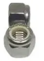 TUERCA INSERTO DE NYLON AC. INOX 3/8 MCA GENERICO