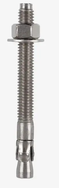 TAQUETE ARPON ACERO INOX 3/8 X 3 MCA GENERICO