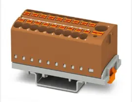 PTFIX 6/18X2,5-NS35 BN - BLOQUE PARA DISCTRIBUCION 690 V 24A MCA PHOENIX CONTAC