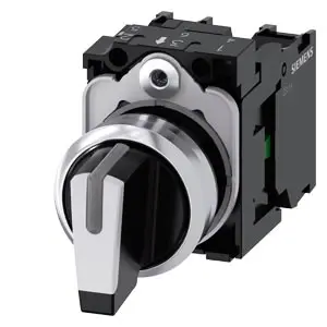 SELECTOR ILUMINADO DE 3 POSICIONES, SOSTENIDO, 1NA/1NA, MCA SIEMENS