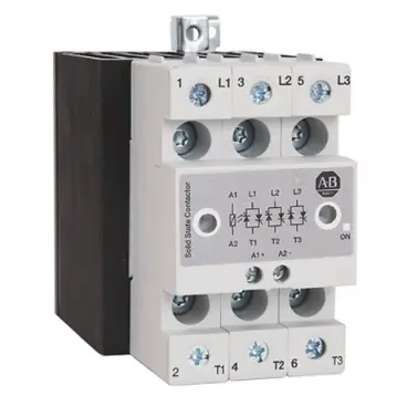 CONTACTOR DE ESTADO SOLIDO 3 FASES 3 POLOS 30A A 40°C MCA ALLEN BRADLEY