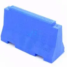 BARRERA VIAL MODULAR DE POLIETILENO 95 x 173 x 50 cm AZUL MCA GLOBAL