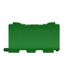 BARRERA VIAL MODULAR DE POLIETILENO 95 x 173 x 50 cm VERDE MCA GLOBAL