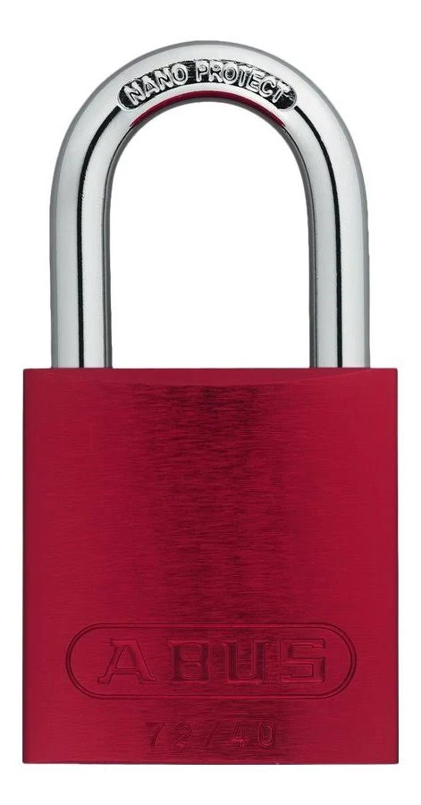 72/30 ROJO CANDADO LOTO MCA ABUS KD COMPACTO ALUMINIO NS5