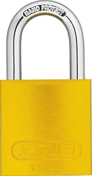 72/40 KD C AMARILLO CANDADO MCA ABUS ALUMINIO NS6