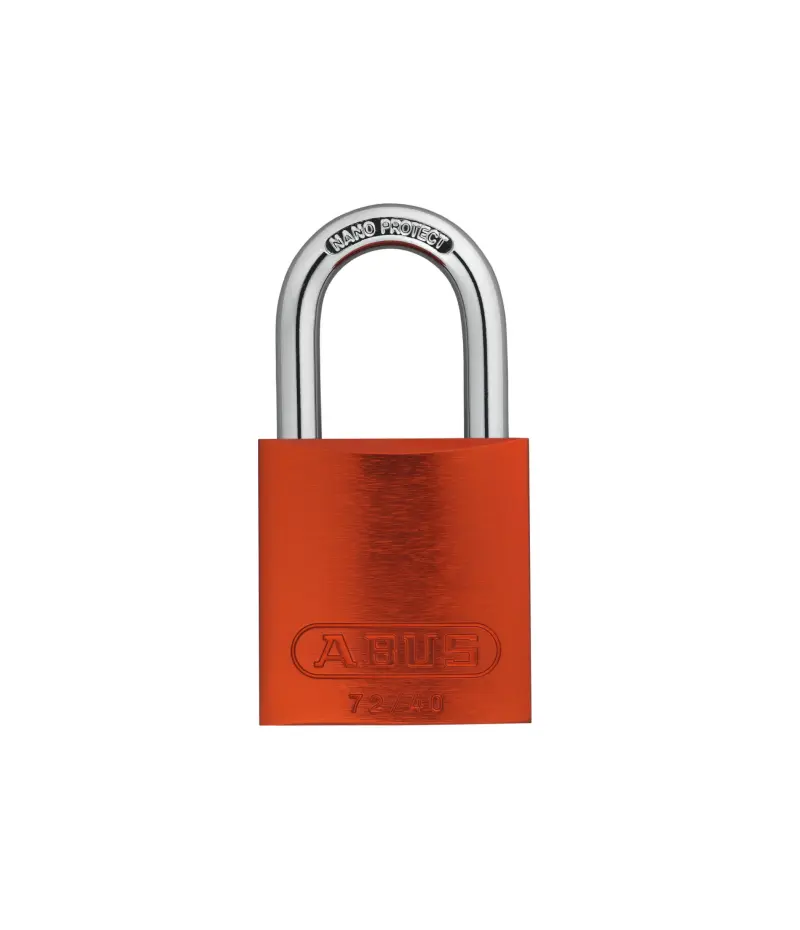 72/40 KD C NARANJA CANDADO MCA ABUS ALUMINIO NS6