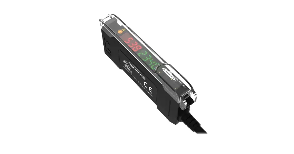 DUAL EXPERT PARA FIBRA, 10-30V CD, CONECTOR M12 EURO PIGTAIL