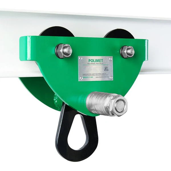 TROLE MANUAL MCA POLIMET 1/4 DE TONELADA COLOR VERDE ALMET