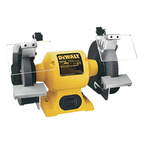 DW758 ESMERIL DE BANCO DE 8"(203MM), 500W, 360RPM, 3/4 HP MCA DEWALT