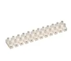 REGLETA DE CONEXION DE 12 POLOS os. CAPACIDAD DE CONEXION DE 10 MM (12-8AWG). PARAUNA CARGA DE 57A a 450VCA. CONEXION ATORNILLADA. COLOR BLANCO MCA WEIDMULLER