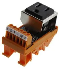 TOMA CORRIENTE1 SAL SIN RESET RS-SIMPLEX, 15 A, 120 V MCA WEIDMULLER