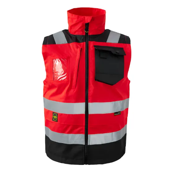 [BK820/AMARILLO/2ECH] CHALECO DE SEGURIDAD DE ALTA VISIBILIDAD CUELLO ALTO MCA BERSERKER (2ECH, AMARILLO)