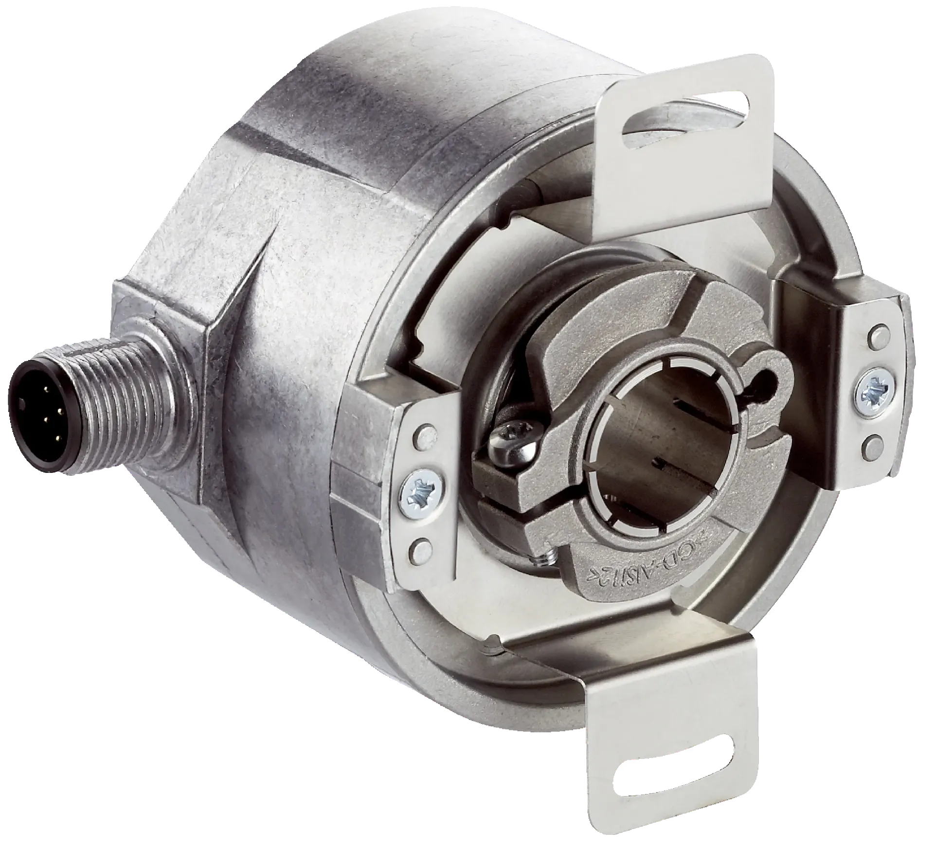 ENCODERS INCREMENTAL DE EJE HUECO 14mm DE 100 PULSOS HTL/PUSHPULL 6 CANALES 10-32V CONECTOR M12 8 PINES MCA SICK