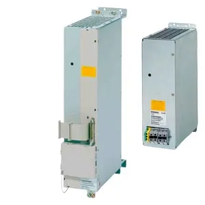 MODULO DE CONDENSADOR SIMODRIVE 611, CAPACITANCIA 4,1 mF, RANGO DE VOLTAJE VCC 350-750 V (EJEMPLO TIPICO 600 V), PROPOSITO: CONEXION AL ENLACE DECC PARA RESPALDODE ENERGIA, DIMENSIONES An. x Al. x Pr. 100 x 480 x 211 mm. RANGO DE TEMPERATURA DE FUNCIONAMIENTO 0 °C a 55 °C. MCA SIEMENS