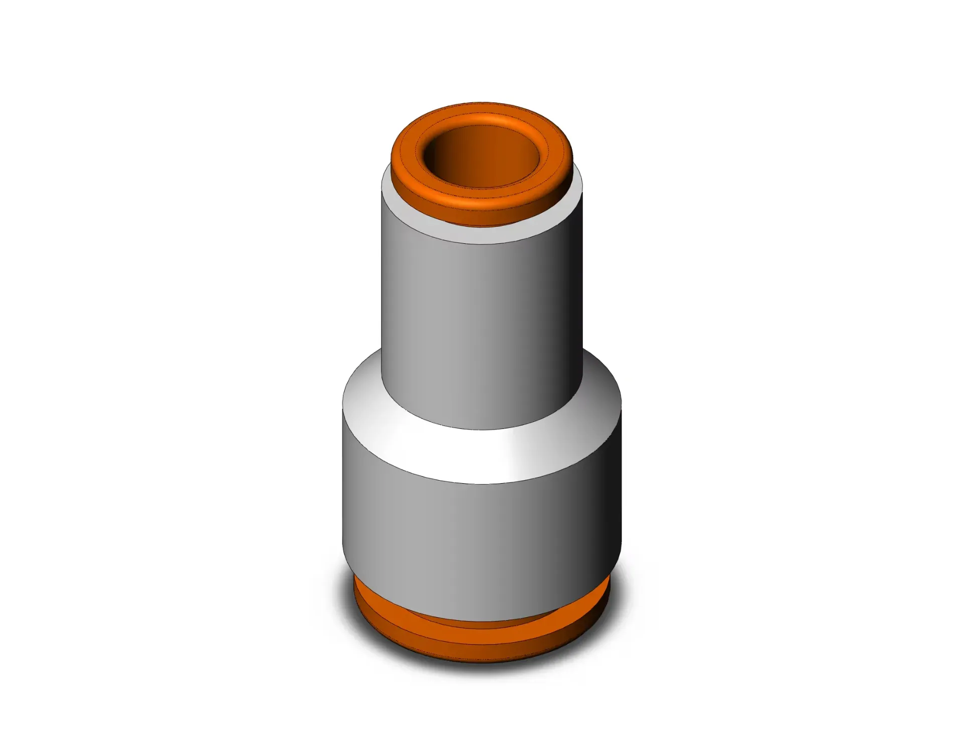 [KQ2H07-11A] CONECTOR NEUMATICO RAPIDO RECTO  1/4" × 3/8", PLASTICO MCA SMC
