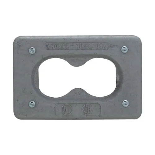 TAPA PARA CONDULET S. RECTANGULAR PARA CONTACTO DUPLEX MCA CROUSE HINDS