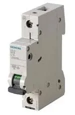 INT TERMOMAG P/RIEL 1P 6A C 6kA 440VAC 60VDC MCA SIEMENS
