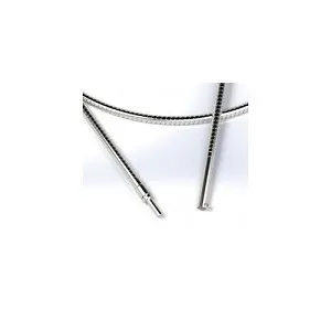 GUIA DE FIBRA OPTICA CON PUNTA DE ANGULO RECTO Y VISTA LATERAL DE 120 PULGADAS DE LARGO. REVESTIMIENTO DE ACERO INOXIDABLE, DIAMETRO DE LA FIBRA DE 0.093 PULGADAS. MCA TRI-TONICS