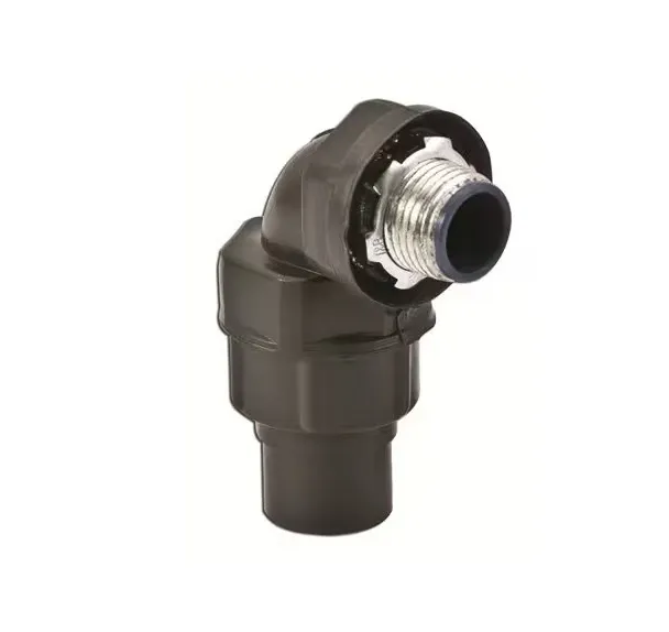 CONECTOR CURVO A PRUEBA DE LIQUIDOS REC. DE PVC BD PARA 13MM. (1/2) MCA. CROUSE HINDS