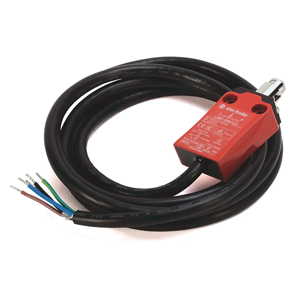 INTERRUPTOR DE SEGURIDAD METALICO, OPERADOR TIPO RODILLO METALICO ACCION INSTANTANEA, 1 N.O. Y 1 N MCA ALLEN BRADLEY