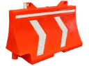 BARRERA VIAL MODULAR DE POLIETILENO 95 x 175 x 58 cm MCA ICAS
