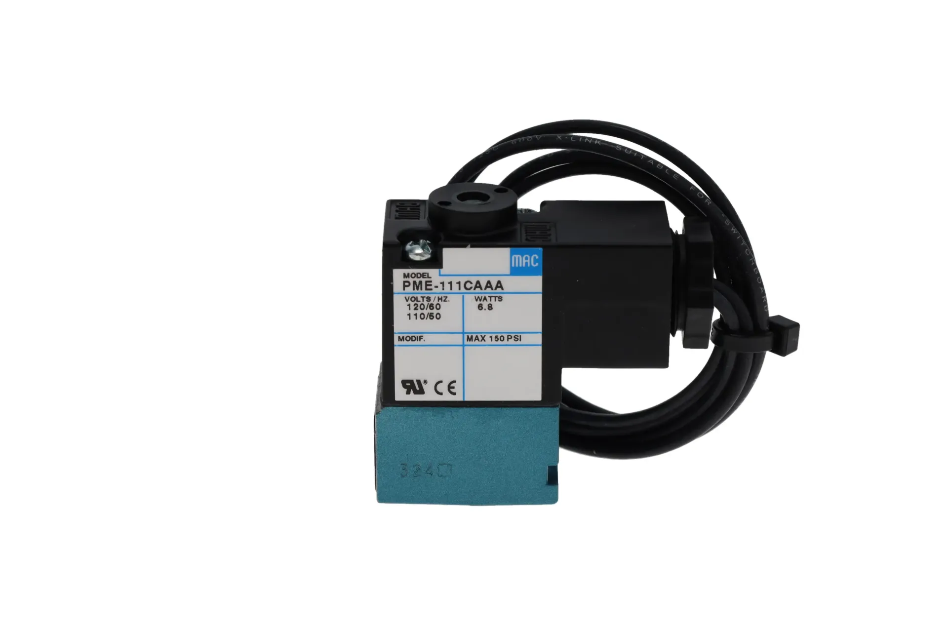 VÁLVULA PILOTO SOLENOIDE 111CAAA 110/120 VCA MCA MAC