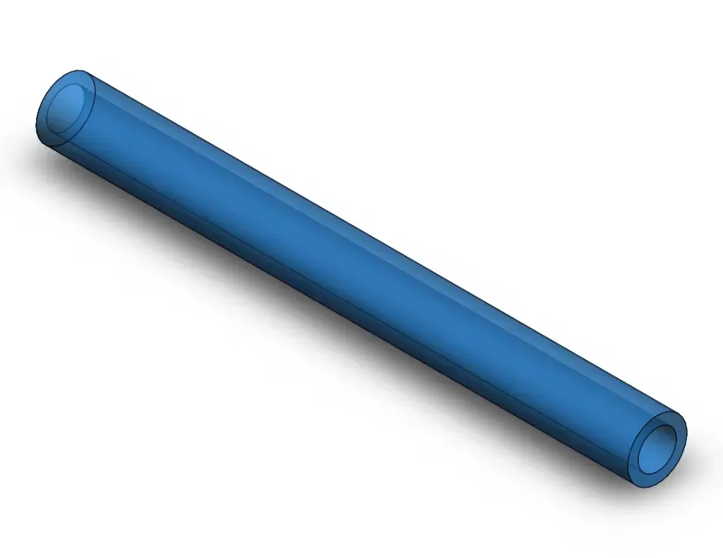 MANGUERA NEUMÁTICA DE POLIURETANO 10MM AZUL TRANSPARENTE MCA SMC