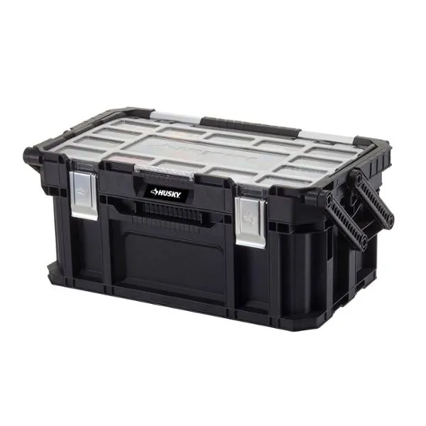 CAJA PARA HERRAMIENTAS POLIPROPILENO MEDIANA CON 12 BANDEJAS MCA HUSKY