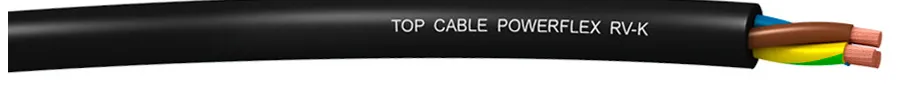 CABLE POWERFLEX RV-K CLASE 5 PARA 600V 90°C 3GX2AWG (32mm2) MCA TOP CABLE