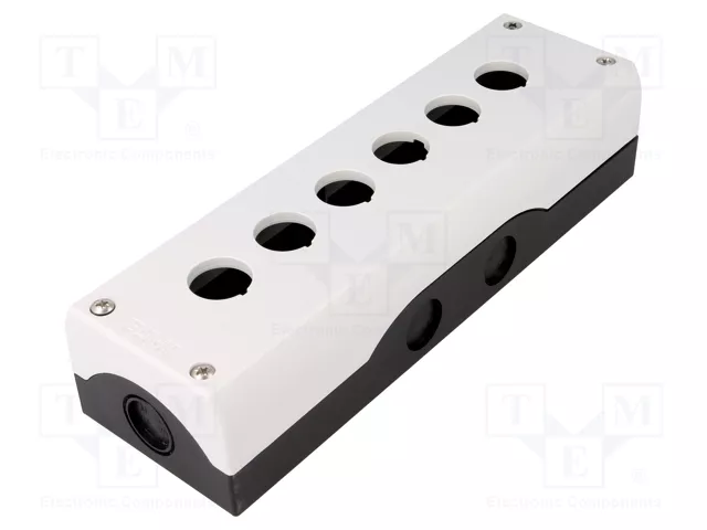 BOTONERA DE 6 ORIFICIOS DE MONTAJE DE 22MM COLOR GRIS IP67  MCA EATON