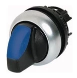 CABEZA SELECTOR 3 POS ILUMINADO COLOR AZUL DE 22MM BISEL COLOR PLATA PROTECCION IP66 MCA EATON
