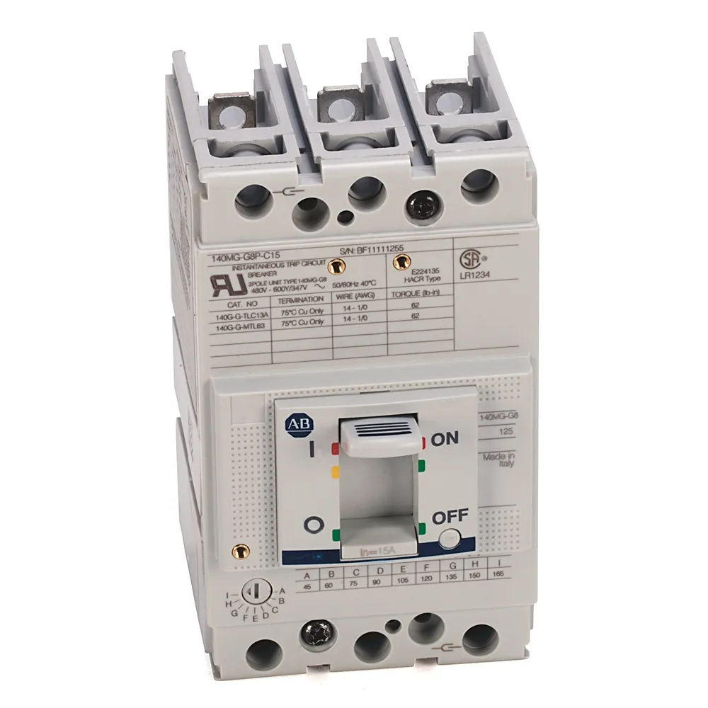 PROTECTOR DE MOTOR MARCO G, 35..65KA,480V, 3A. MCA ALLEN BRADLEY