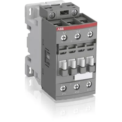 CONTACTOR DE POTENCIA TRIPOLAR, 3 (3 NO), BOBINA 24-60V AC (50/60 HZ) / 20-60V DC, 30 AMPERES MONTAJE EN RIEL DIN O PLACA, TERMINALES DE CONEXIÓN TIPO TORNILLO. MCA ABB AF30Z-30-00-21