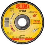 DISCO ABRASIVO PARA CORTE DE ACERO RÁPIDO DE 115 X 1.6 X 22.23 MM MCA AUSTROMEX