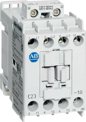[100-C09D10] CONTACTOR IEC 9A 3 POLOS OPERADO CON C.A BOBINA 120VCA MCA ALLEN BRADLEY