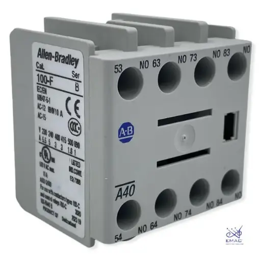 [100-FA40] CONTACTO AUXILIAR, 4 CONTACTOS NA MCA ALLEN BRADLEY