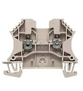 [1020000000] CLEMA DE PASO PARA CABLES 26-12AWG, MONTAJE EN RIEL DIN, SOPORTA HASTA 24A A 800VAC, MCA WEIDMULLER