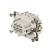 [1200200000] CONECTOR HEMBRA 6 POLOS 16 AMP HDC HE 6