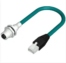 [1585D-D4TBJM-2] CABLE ETHERNET 4 CONDUCTORES M12 HEMBRA MCA ALLEN BRADLEY