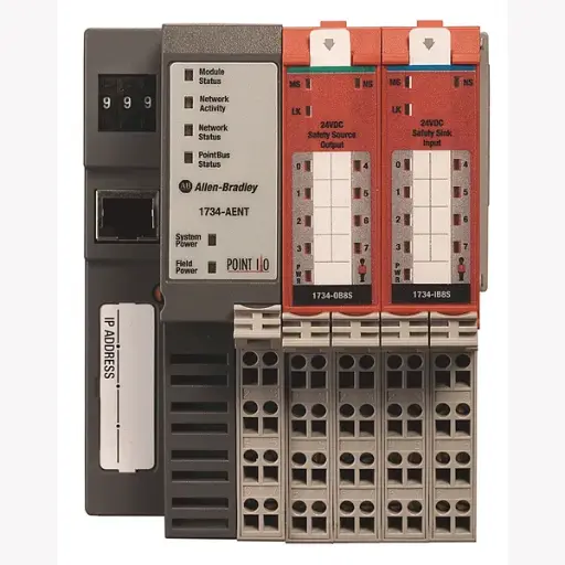 [1734-AENT] ADAPTADOR DE RED POINT I/O,ETHERNET/IP, CAPACIDAD DEL MÓDULO 63 POINTBUS, MONTAJE DIN MCA ALLEN BRADLEY