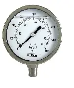 [2000SSV/63/16BAR] MANOMETRO EN ACERO INOX, CARATULA 63mm