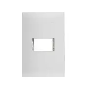 [25611-30] PLACA BLANCA 1 MODULO CON CHASIS 180