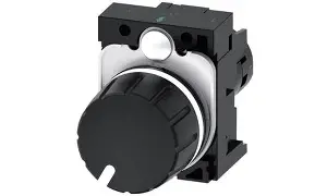 [3SU12002PS101AA0] POTENCIOMETRO 10KOHM 22mm NEGRO