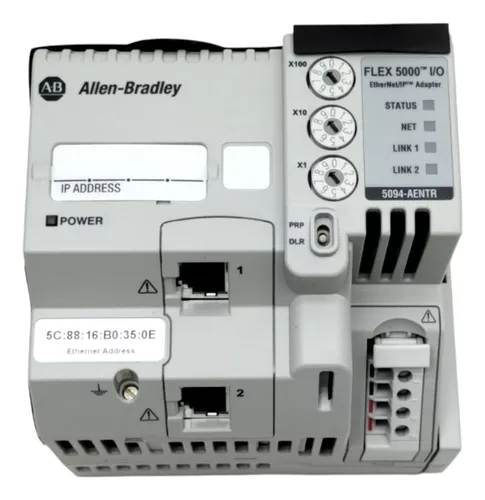 [5094-AENTR] ADAPTADOR ETHERNET/IP PARA 8 MODULOS I/O RJ45 MCA ALLEN BRADLEY