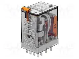 [55.34.8.024.0040] RELE INDUS 24VCA 4NANC 14 PINES TIPO FAS