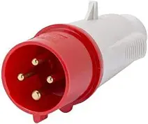 [555240] CLAVIJA AEREA 3P+T 32A 440/460V 11H ROJO