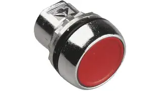 [800FM-F4] PULSADOR MOM. RASANTE METALICO COLOR ROJ