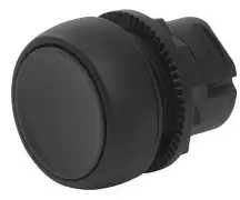 [800FP-F2] PULSADOR MOM. RASANTE PLASTICO NEGRO